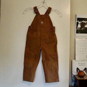 Toddler Carhartt Bib Work Overalls, Size 3T